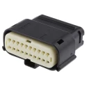 Molex MX150 Automotive Connector Female Black Cable 20 Way Crimp Termination 33472-2001