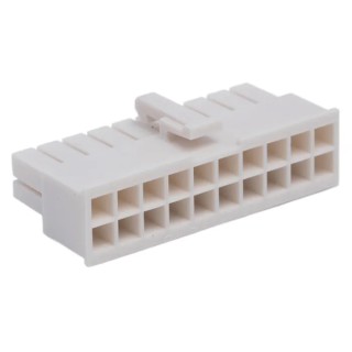 Molex Mini-Fit Jr Female Connector Housing 20 Contacts 4.2 mm Pitch 2 Row Straight 39-01-2205