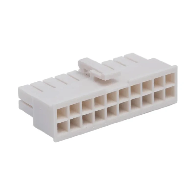 Molex Mini-Fit Jr Female Connector Housing 20 Contacts 4.2 mm Pitch 2 Row Straight 39-01-2205