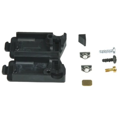 TE Connectivity AMPLIMITE HD-20 Series Plastic Right Angle D-Sub Backshell, 9 Way 5206478-1