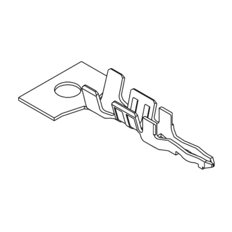 Molex 50097 Series Male Crimp Terminal, For 2.5 mm Board-In Connector Housing, 24 AWG Min, 20 AWG Max, 4A 50097-8000