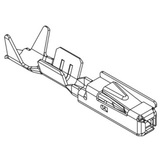 Molex Female Crimp Terminal 7.5A Current, 22 AWG Min Crimp, 20 AWG Max for MOX Connector Housing 98658-1211