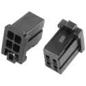 TE Connectivity Dynamic 1000 Series Female Connector Housing 4 Contacts 2 Rows 2.5mm Pitch Straight 1-1827864-2