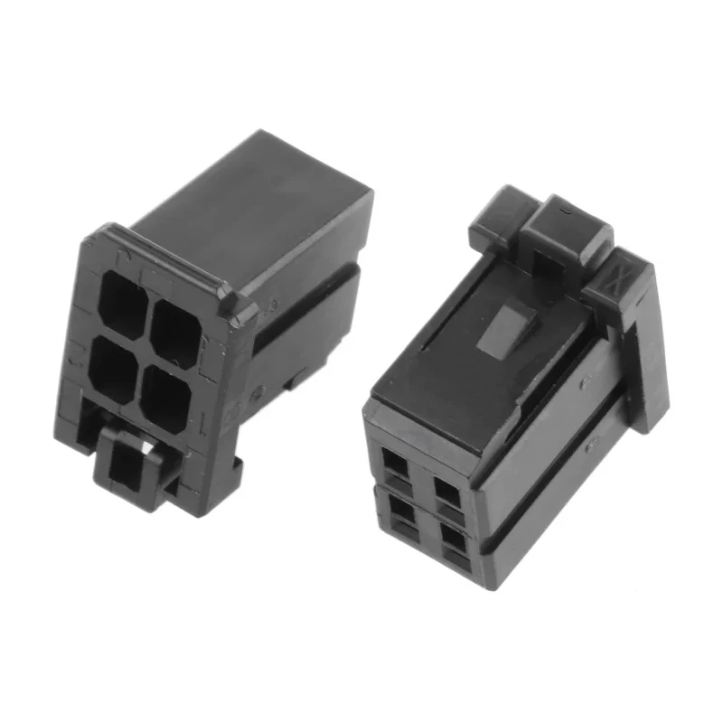 TE Connectivity Dynamic 1000 Series Female Connector Housing 4 Contacts 2 Rows 2.5mm Pitch Straight 1-1827864-2