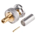 Radiall BNC Series Coaxial Connector Cable Male BNC 75Ω Straight Body Crimp R142077702W