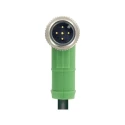 Phoenix Contact Sensor Actuator Cable Male 5 Way Right Angle to 5 Way Unterminated, Polyurethane Jacket, 1.5 m, 60V 1669796