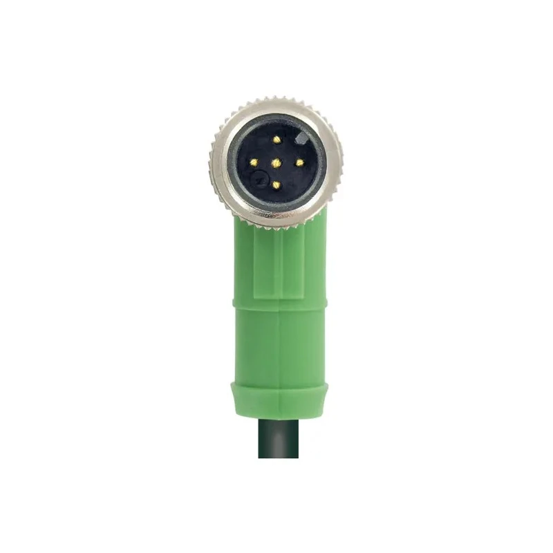 Phoenix Contact Sensor Actuator Cable Male 5 Way Right Angle to 5 Way Unterminated, Polyurethane Jacket, 1.5 m, 60V 1669796