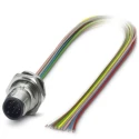 Phoenix Contact Male 8 way M12 to 8 way Unterminated Sensor Actuator Cable 500 mm 30V 1419687