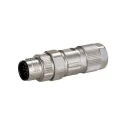 Phoenix Contact Circular Connector Cable Mount, 17 Contacts, Male Plug, M12, IP67, Quick Connect, Zinc Housing, SACC 1559602