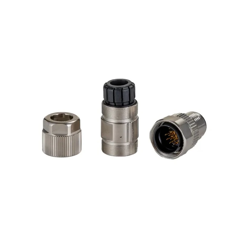 Phoenix Contact Circular Connector Cable Mount, 17 Contacts, Male Plug, M12, IP67, Quick Connect, Zinc Housing, SACC 1559602