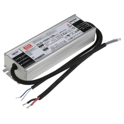 MEAN WELL IP67 1 Output LED Driver 12V 150W 12.5A Potentiometer Dimming 