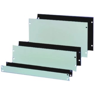 nVent SCHROFF Grey Aluminium Front Panel 10U 84 HP 426 mm Length 443.7 mm Width 30118-309
