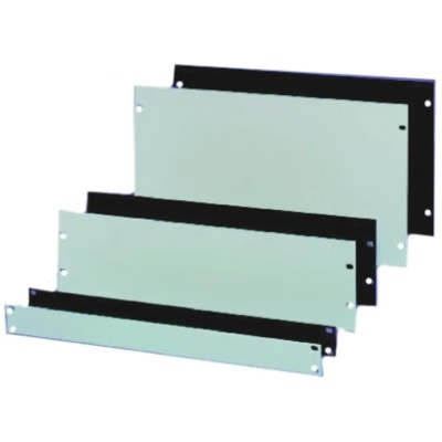 nVent SCHROFF Grey Aluminium Front Panel 10U 84 HP 426 mm Length 443.7 mm Width 30118-309