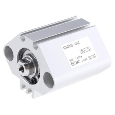 SMC Pneumatic Compact Cylinder 20mm Bore, 10mm Stroke, Double Acting, Aluminium Alloy Body CDQ2B20-10DZ