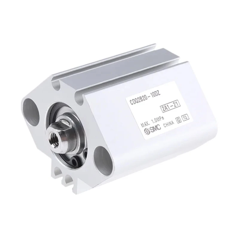 SMC Pneumatic Compact Cylinder 20mm Bore, 10mm Stroke, Double Acting, Aluminium Alloy Body CDQ2B20-10DZ
