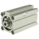 SMC Pneumatic Compact Cylinder 32mm Bore, 50mm Stroke, Double Acting, Aluminium Alloy Body, 1.5 Mpa Max CDQ2B32TF-50DZ