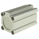 SMC Pneumatic Compact Cylinder 32mm Bore, 50mm Stroke, Double Acting, Aluminium Alloy Body, 1.5 Mpa Max CDQ2B32TF-50DZ