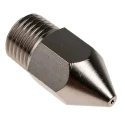 SMC Blow Gun Nozzle Stainless Steel, Brass, Aluminium Alloy, PBT, Nitrile Rubber, 10 Bar, 60°C, 305.3mm Length KN-R02-100