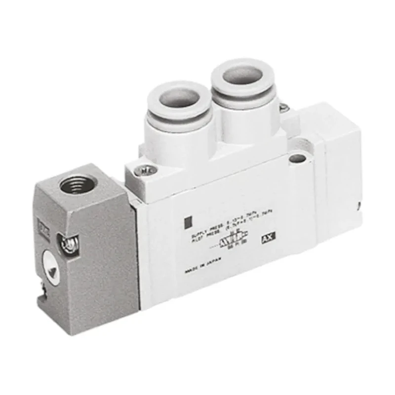 SMC Pneumatic Solenoid Valve Pilot G 1/4 Port, 5-Port, Aluminium Body, Nitrile Rubber Seals, Series SYA7000 