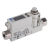 SMC PFM750 Series Compact Flow Switch, 50 L/min, PNP Output, 0.125 in Pipe Diameter, 24V DC