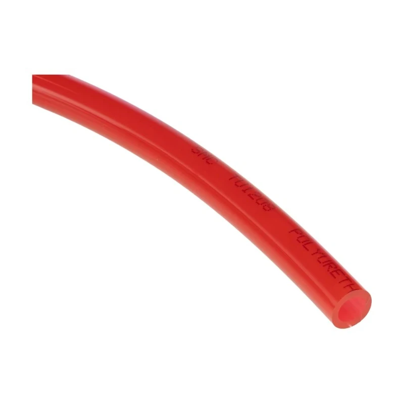SMC Compressed Air Pipe Red Polyurethane 12 mm Outside Diameter 8 mm Inside Diameter 20 m Length TU Series TU1208R-20
