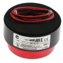 Moflash X80 Series Red Beacon 230V Flashing Surface Mount Xenon Bulb IP67 X80-02-02