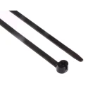 Thomas & Betts Non-Releasable Cable Tie, Nylon 12, 762 mm Length x 7.6 mm Width, Black, UV Resistant, UL 94 V-2 TYC529MXR