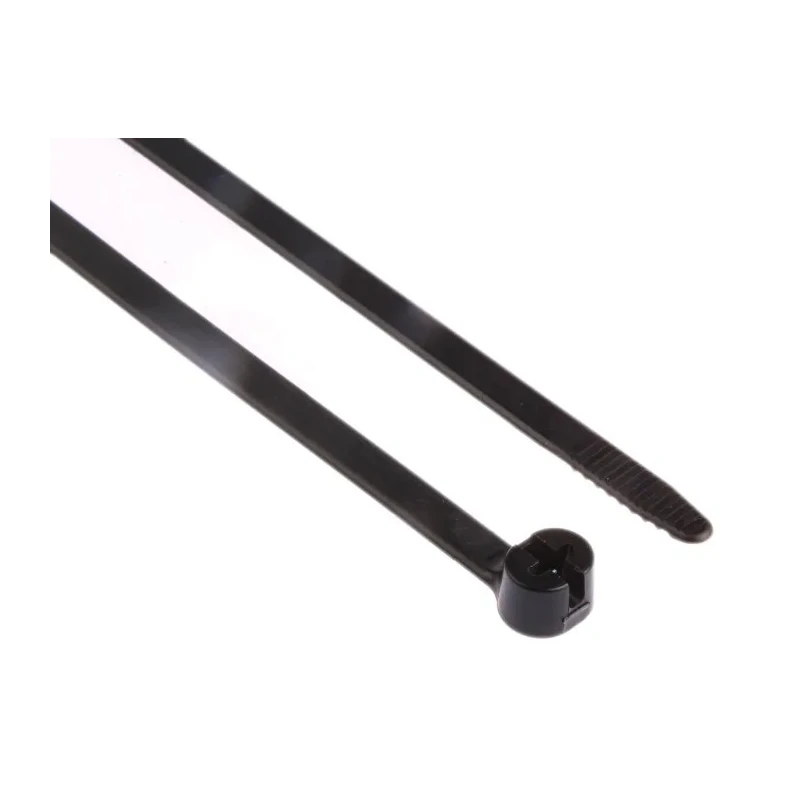 Thomas & Betts Non-Releasable Cable Tie, Nylon 12, 762 mm Length x 7.6 mm Width, Black, UV Resistant, UL 94 V-2 TYC529MXR