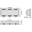 Murata Ceramic Resonator 7.37 MHz Shear Mode 39 pF Load Capacitance 3-Pin Surface Mount 1.15 mm Height 2 mm CSTCR7M37G55-R0