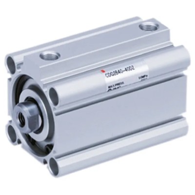 SMC Pneumatic Compact Cylinder 63mm Bore, 20mm Stroke, Aluminium Alloy Body, Double Acting CDQ2B63TF-20DZ