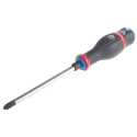 Facom Pozidriv Screwdriver PZ3 Tip 150 mm Blade Polyamide Handle Steel Blade ATWDH3X150CK