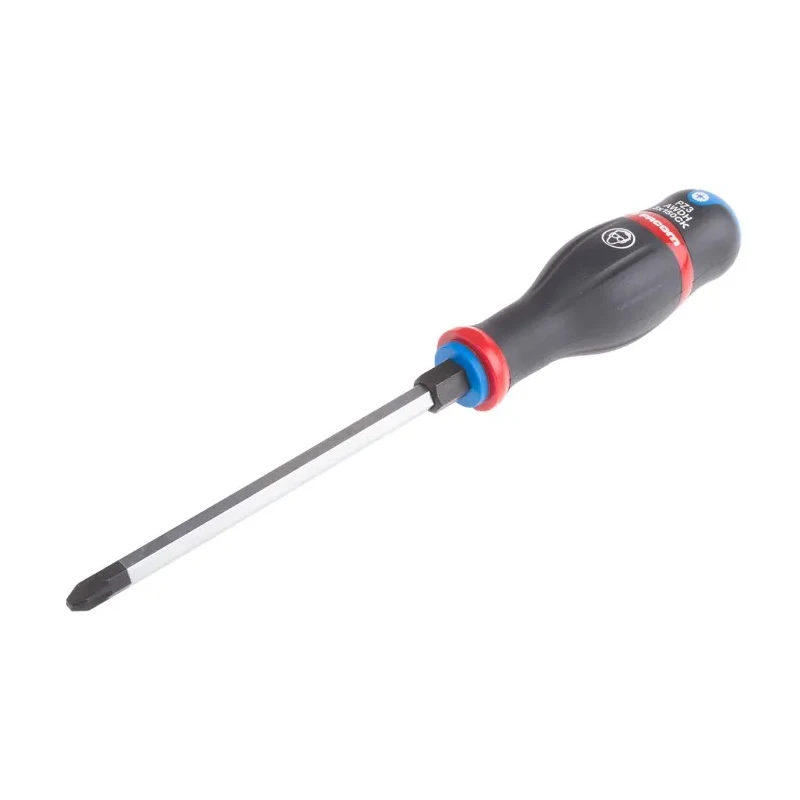 Facom Pozidriv Screwdriver PZ3 Tip 150 mm Blade Polyamide Handle Steel Blade ATWDH3X150CK