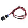 RS PRO Blue Panel Mount Indicator 2V dc 20mA Lead Wire Termination IP67 Recessed 722-7738