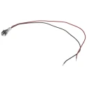 RS PRO Panel Mount Indicator Green, Red LED, 24V dc, 20mA, Lead Wire Termination, IP67, Prominent Bezel 722-7811