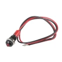 RS PRO Red Panel Mount Indicator, 24V dc, 20mA, Lead Wire Termination, IP67, Prominent 722-7886