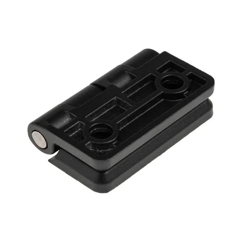 Southco Zinc Material Butt Hinge 50mm x 50mm x 11mm Free Swinging Bright Chrome Plated Black Powder Coated 721-0746