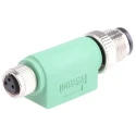 Phoenix Contact Straight Circular Connector Adapter 3 M12 Male to 3 M8 Female 4A Current IP65/IP67 SAC Series 60V 1519752