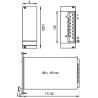 nVent SCHROFF MAXPOWER / MAX 312 Switching Power Supply Input 100V to 254V AC 100W 19in Rack Mount 13100122