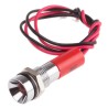 RS PRO Red Panel Mount Indicator 220V AC 3mA Lead Wire Termination IP67 Recessed 723-9589