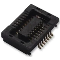 Hirose DF23 Series Straight Surface PCB Socket, 20-Contact, 2 Row, 0.5 mm Pitch, 50V, 300mA, Gold Plated 