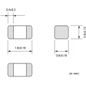 Murata 0.8 mm Solder Mount 0603 Chip Ferrite Bead 470 Ω Impedance at 100 MHz BLM18PG471SN1D