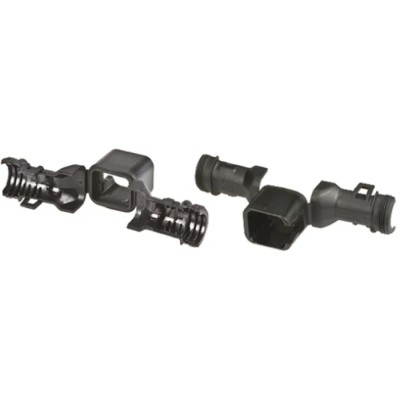 Deutsch DT 6-way Automotive Connector Backshell, PA 6.6 Material, IP40, Operating Temperature -40 to 1250 °C 1011-267-0605