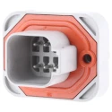 Deutsch Automotive Connector Panel Mount Through Hole 6 Way Solder Termination 13A Current DT15-6P