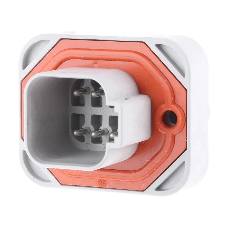 Deutsch Automotive Connector Panel Mount Through Hole 6 Way Solder Termination 13A Current DT15-6P