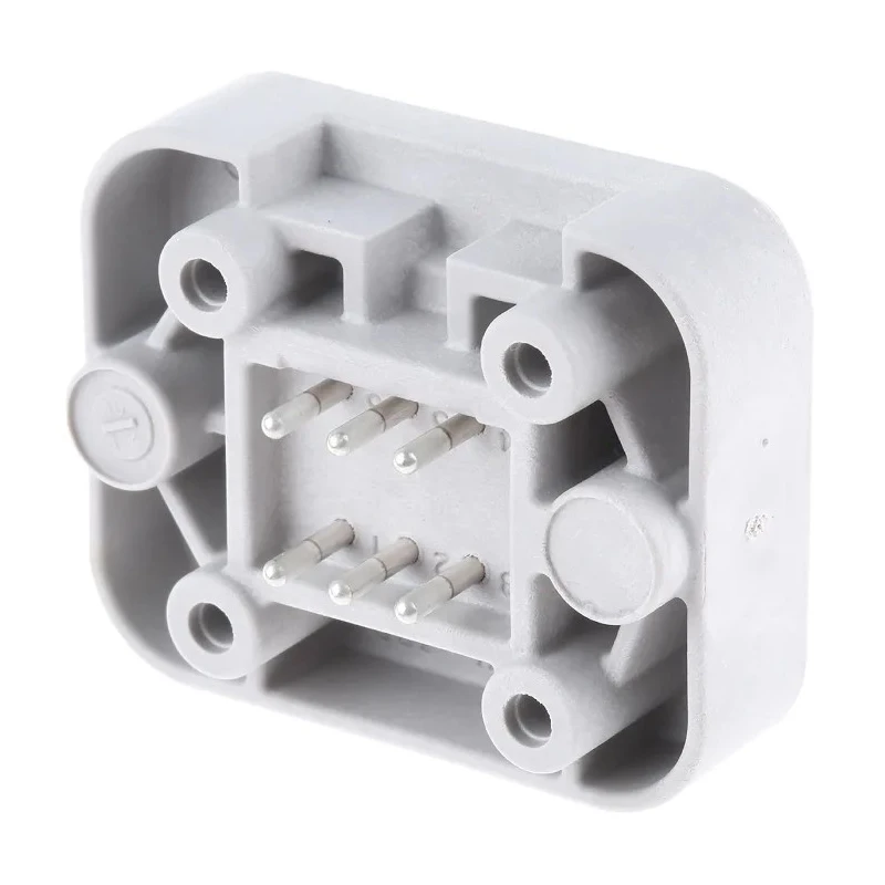 Deutsch Automotive Connector Panel Mount Through Hole 6 Way Solder Termination 13A Current DT15-6P