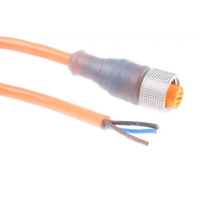 Lumberg Automation Sensor Actuator Cable Female 3 Way Straight to Unterminated 2 m 250V IP67 11363 RKT 4-3-06/2 M