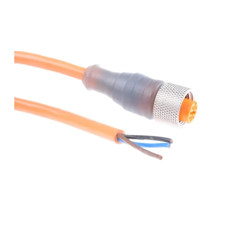 Lumberg Automation Sensor Actuator Cable Female 3 Way Straight to Unterminated 2 m 250V IP67 11363 RKT 4-3-06/2 M
