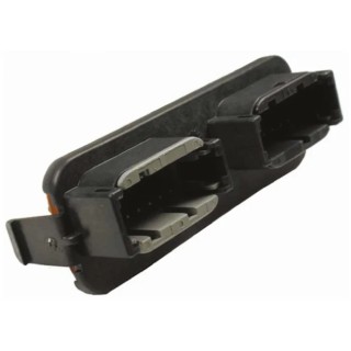 Deutsch DTM Automotive Connector Panel Mount Through Hole 24 Way Solder Termination DTM1312PA12PBR008