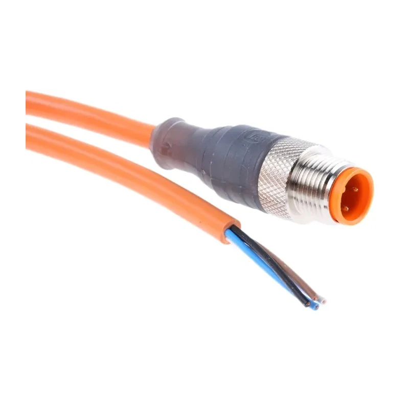 Lumberg Automation Sensor Actuator Cable Male 4 Way M12 Connector to Unterminated Free End 2 m 11804 RST 4-07/2 M