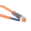 Lumberg Automation Sensor Actuator Cable Female 4 Way M8 A Coding Straight to Male Unterminated 2m 30V 11300 RKMV 4-07/2 M